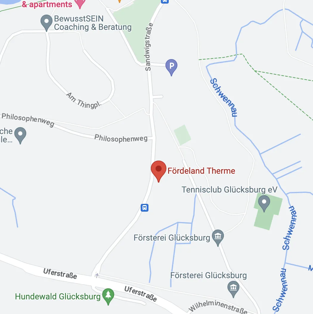 Karte Fördeland-Therme