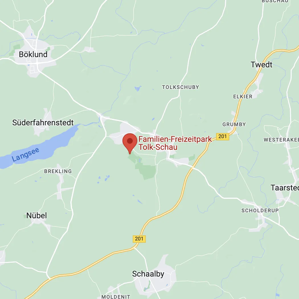 Karte Freizeitpark Tolkschau